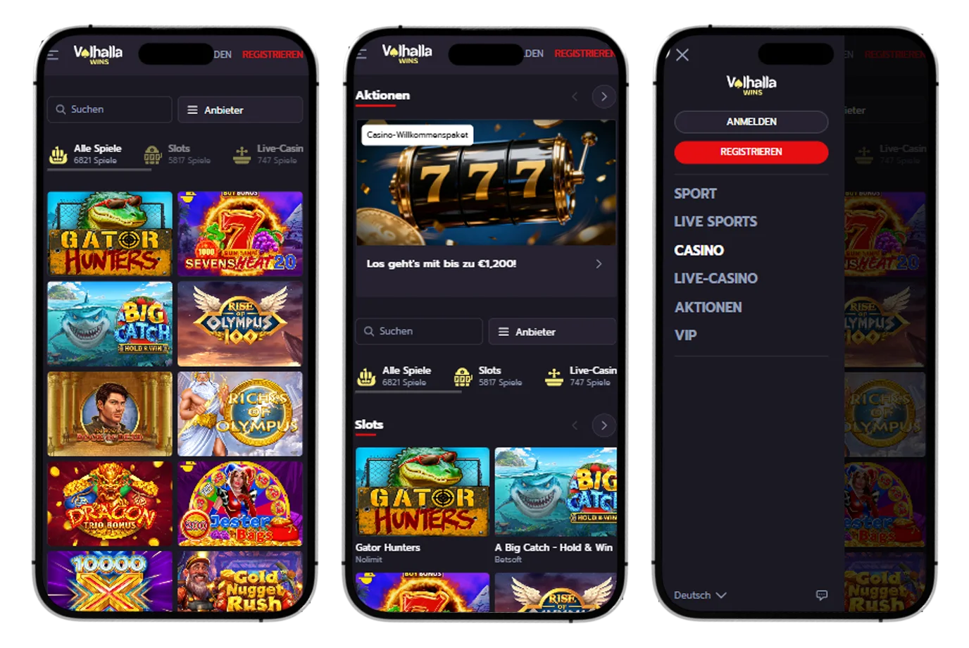 ValhallaWins Casino app
